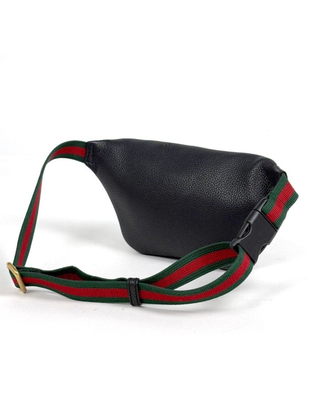 Gucci Logo Waist Bag Leather Black - Picture 2 of 7